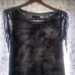 Boho fringe, tye die, Rock and Republic, Shirt
